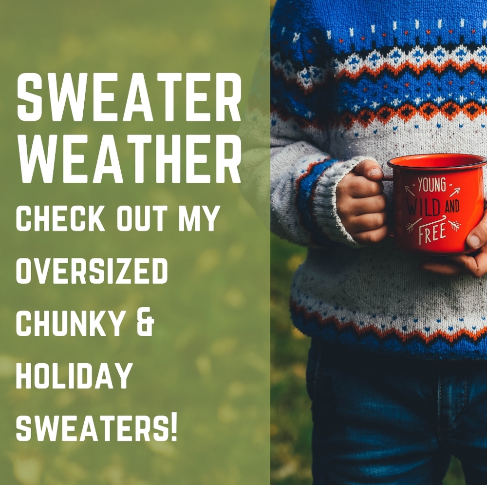 Vintage Chunky Sweaters!
